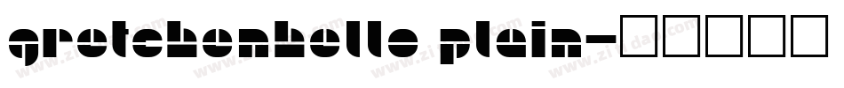 GretchenHello Plain字体转换